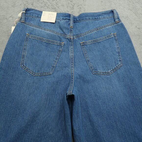 Universal Thread Jeans Women's 6S Blue High-Rise Relaxed Wide-Leg 29" Inseam NWT - Picture 16 of 16